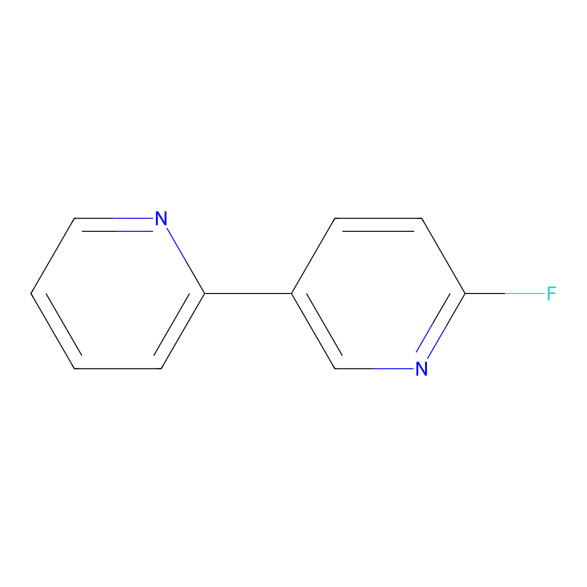 6'-Fluoro-2,3'-bipyridine molecular structure, CAS 1438250-08-8
