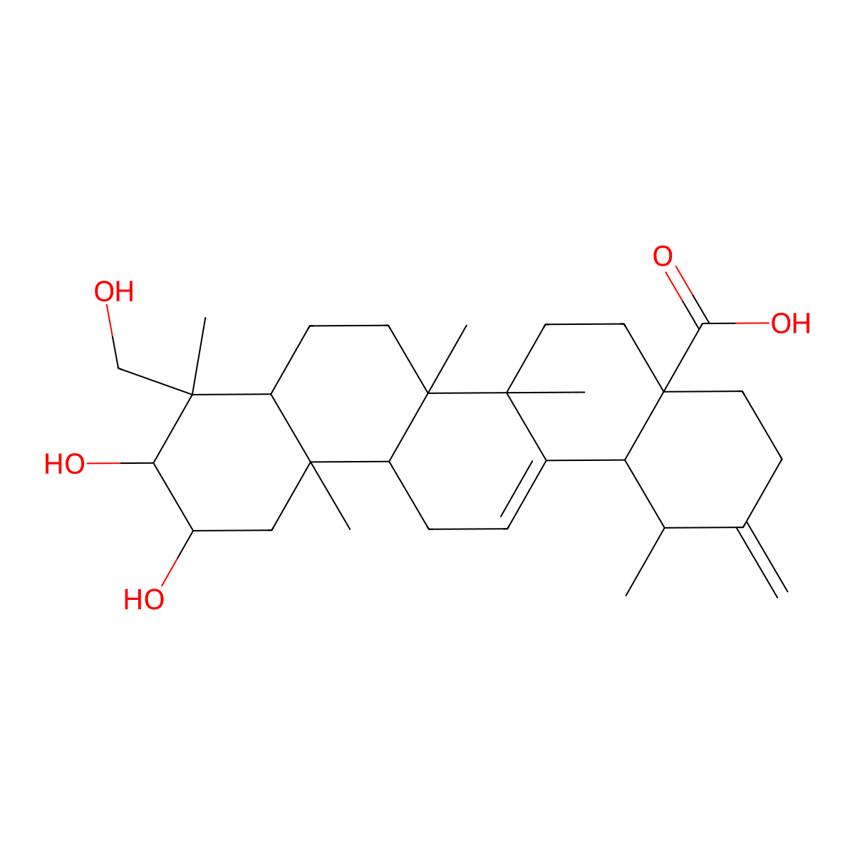 3-epi-Actinidic acid molecular structure, CAS 143839-01-4