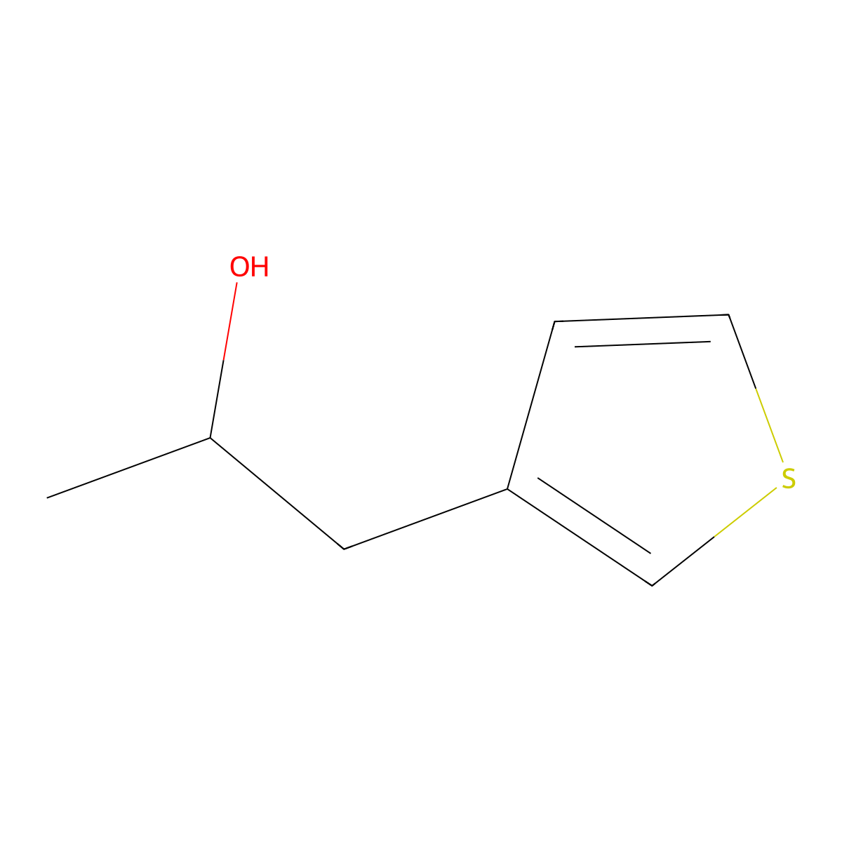 (2s)-1-(Thiophen-3-yl)propan-2-ol molecular structure, CAS 1438432-65-5