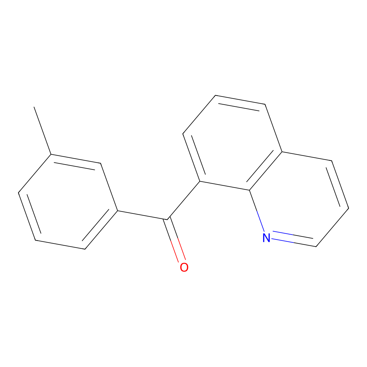 8-(3-Methylbenzoyl)quinoline molecular structure, CAS 1438558-67-8