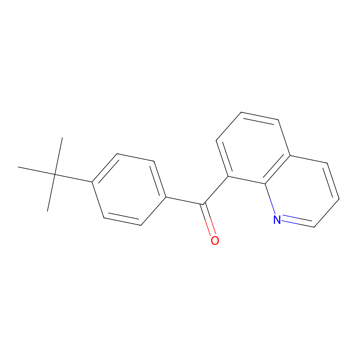 8-(4-Tert-butylbenzoyl)quinoline molecular structure, CAS 1438558-71-4