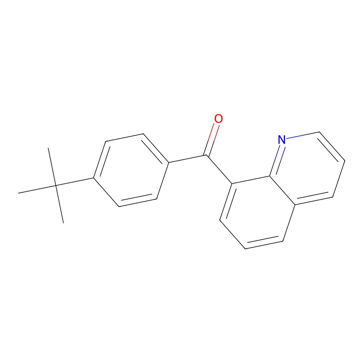 8-(4-Tert-butylbenzoyl)quinoline molecular structure, CAS 1438558-71-4