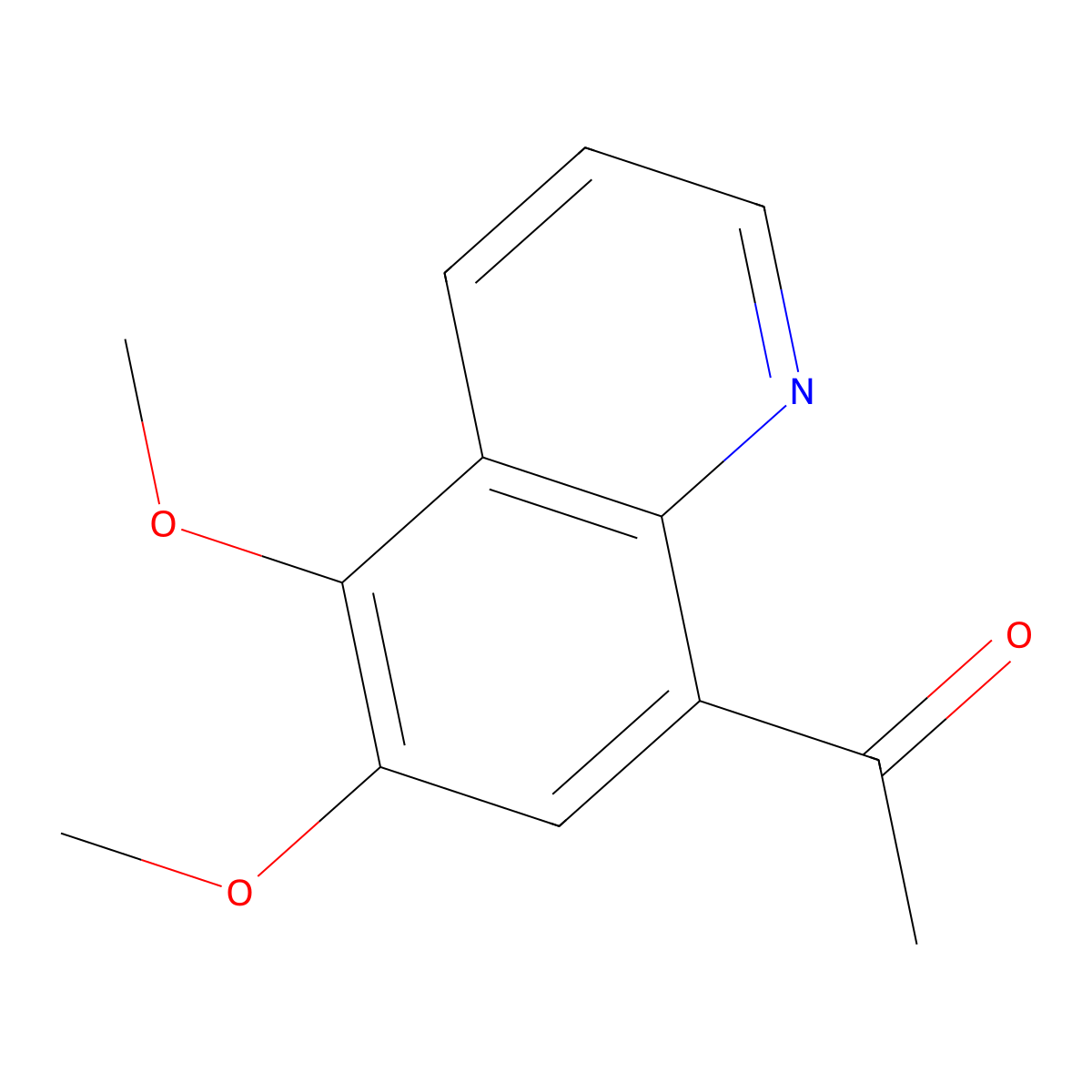1-(5,6-Dimethoxyquinolin-8-yl)ethan-1-one molecular structure, CAS 1438559-51-3