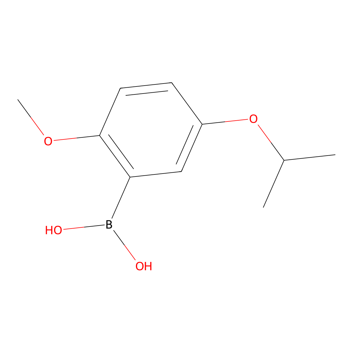 (5-Isopropoxy-2-methoxyphenyl)boronic acid molecular structure, CAS 1438888-11-9