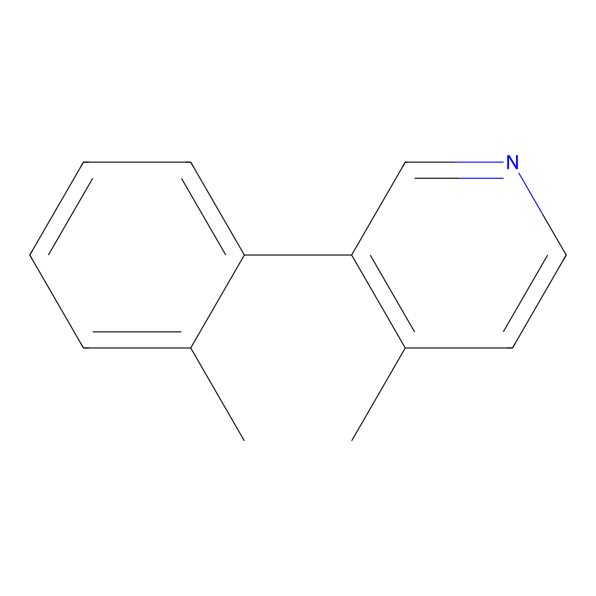 4-Methyl-3-(o-tolyl)pyridine molecular structure, CAS 1438894-21-3