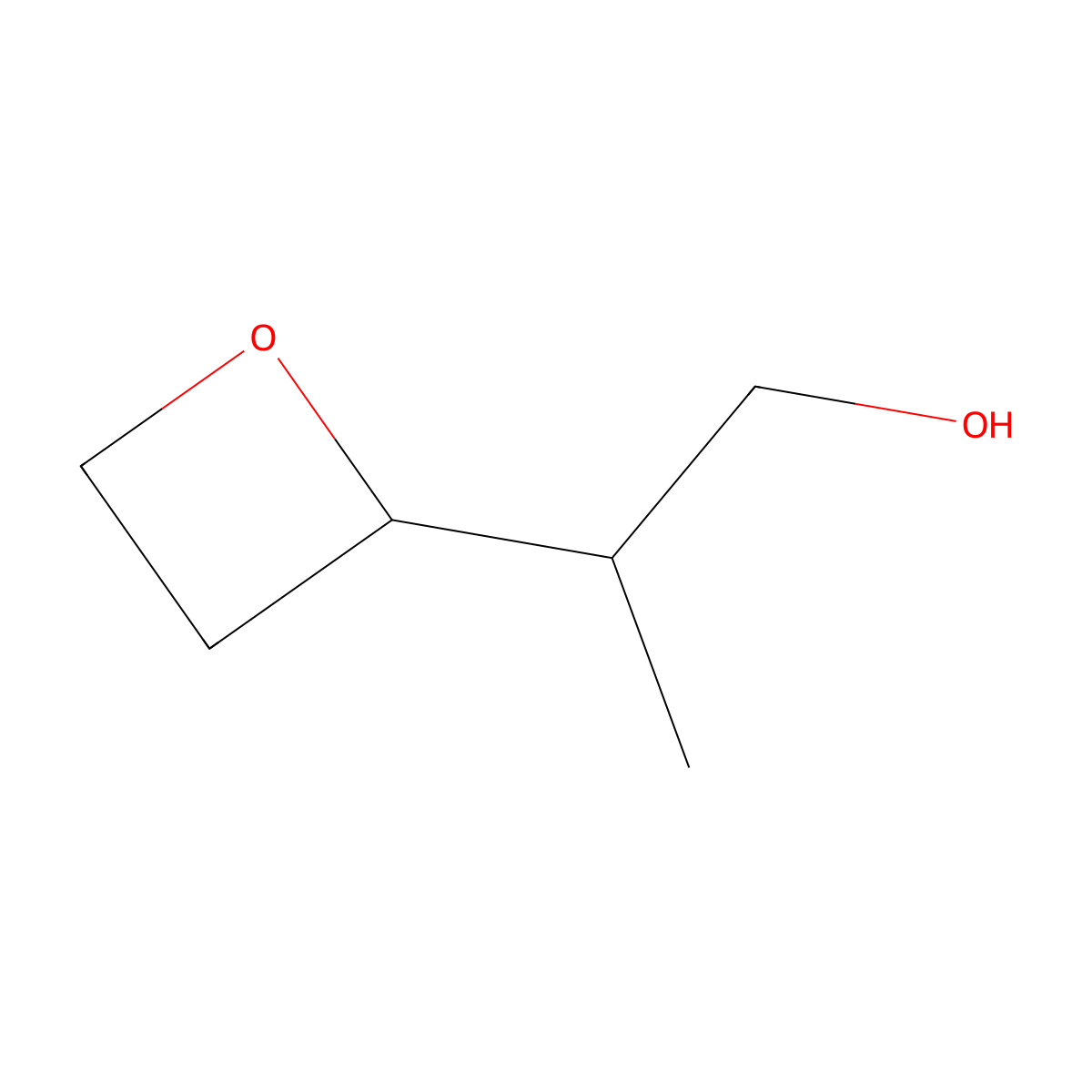 2-(Oxetan-2-yl)propan-1-ol molecular structure, CAS 1438898-86-2