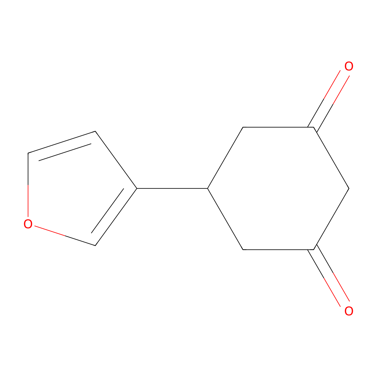 5-(Furan-3-yl)cyclohexane-1,3-dione molecular structure, CAS 14389-43-6