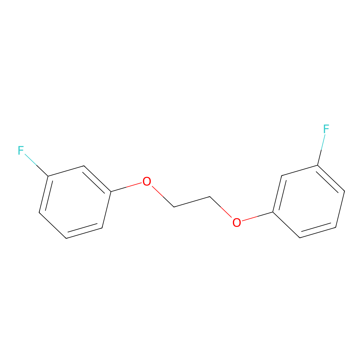 1,2-Bis(3-fluorophenoxy)ethane molecular structure, CAS 143915-19-9