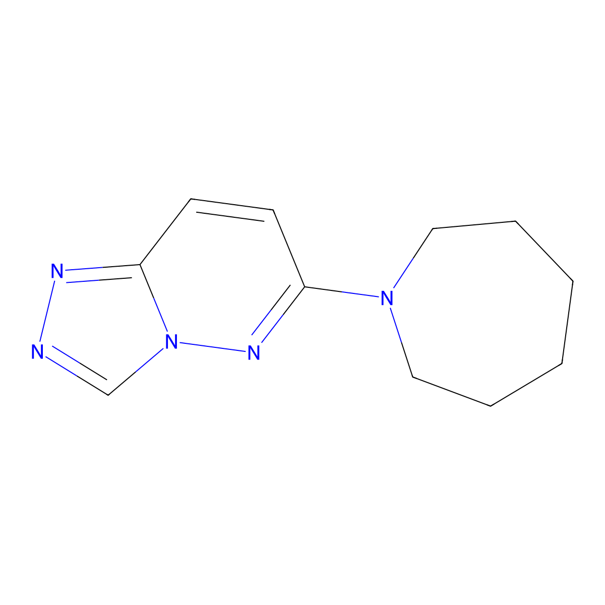 1-{[1,2,4]Triazolo[4,3-B]pyridazin-6-YL}azepane molecular structure, CAS 14393-78-3