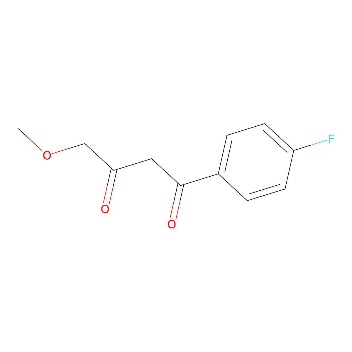 1-(4-Fluorophenyl)-4-methoxybutane-1,3-dione molecular structure, CAS 1439305-52-8