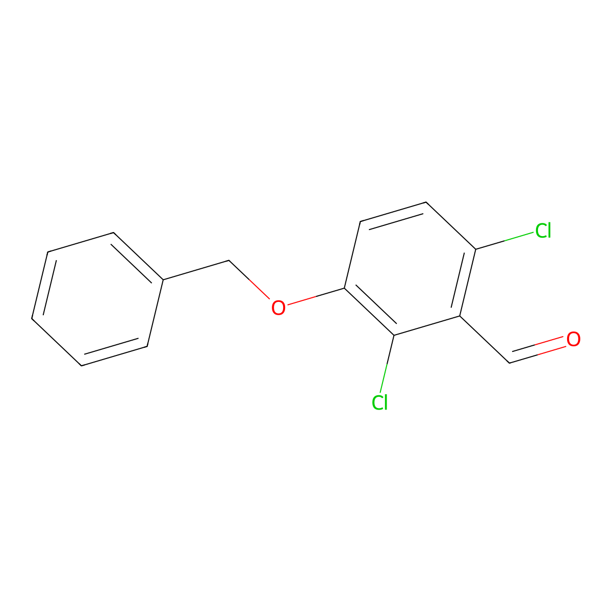 3-(Benzyloxy)-2,6-dichlorobenzaldehyde molecular structure, CAS 1439373-59-7