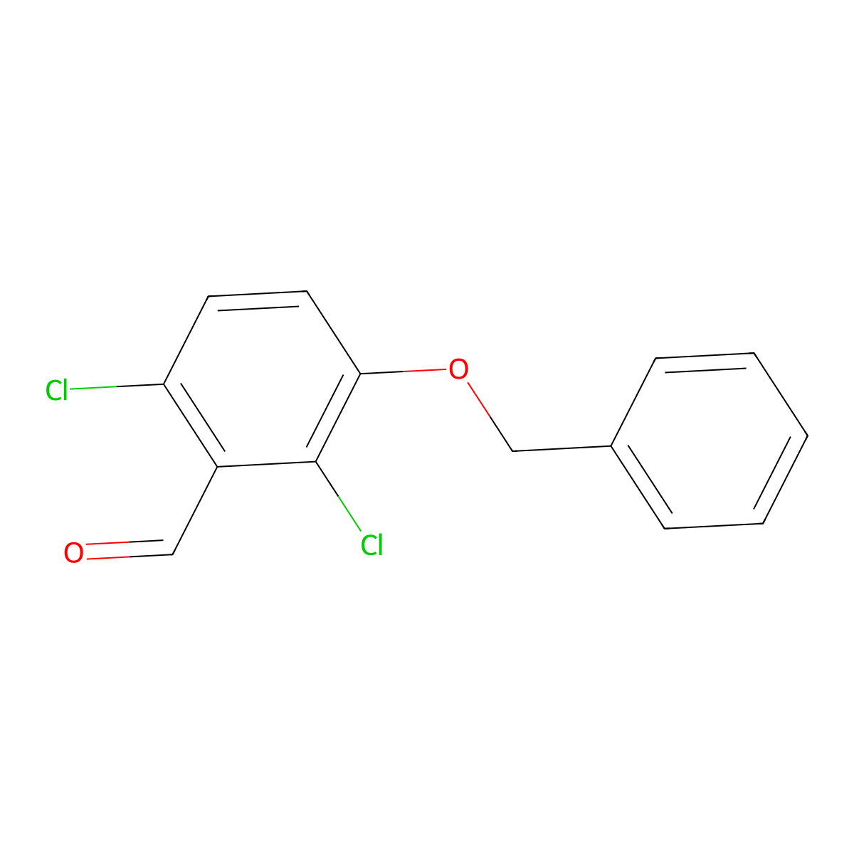 3-(Benzyloxy)-2,6-dichlorobenzaldehyde molecular structure, CAS 1439373-59-7