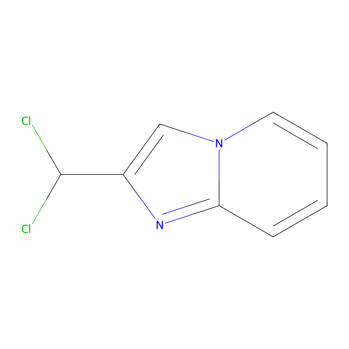2-(Dichloromethyl)imidazo[1,2-a]pyridine molecular structure, CAS 143982-35-8