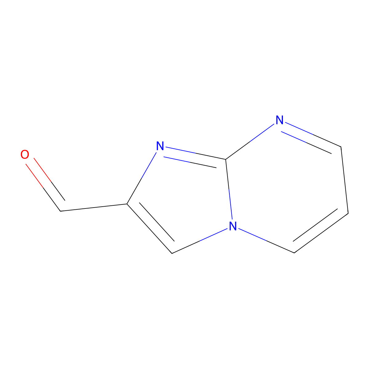 Imidazo[1,2-a]pyrimidine-2-carbaldehyde molecular structure, CAS 143982-40-5