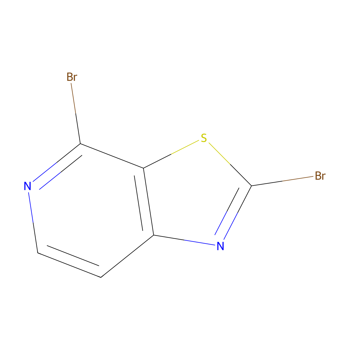 2,4-Dibromothiazolo[5,4-c]pyridine molecular structure, CAS 1439823-46-7