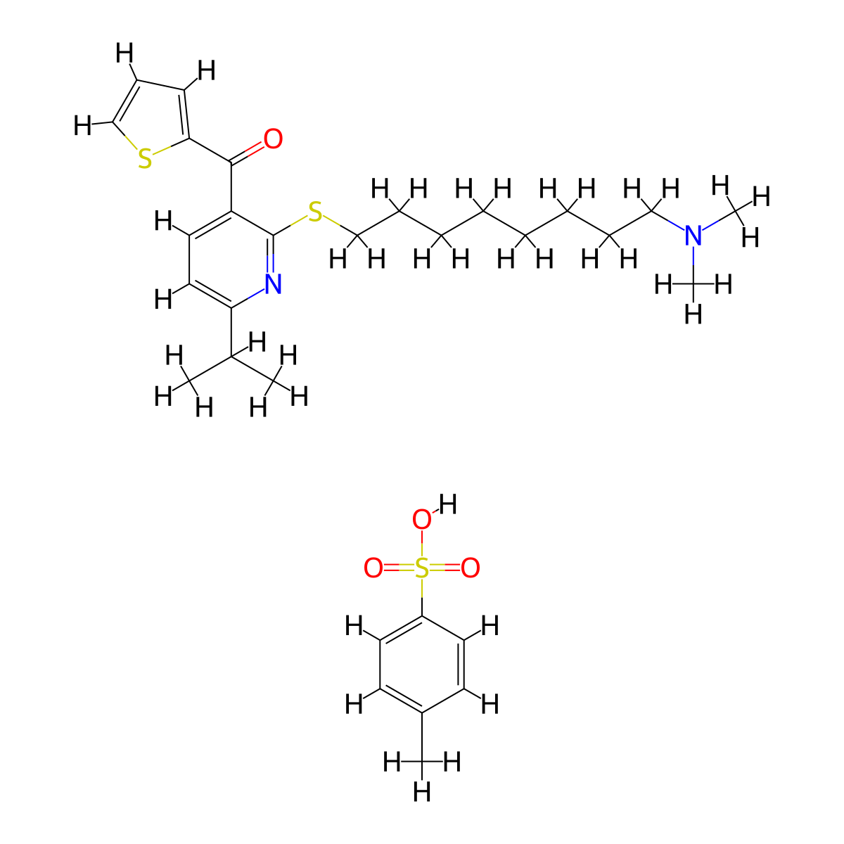 Y-29794 Tosylate molecular structure, CAS 143984-17-2