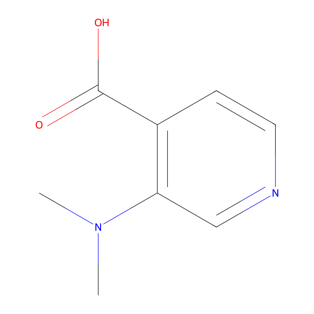3-(Dimethylamino)isonicotinic acid molecular structure, CAS 1439867-85-2