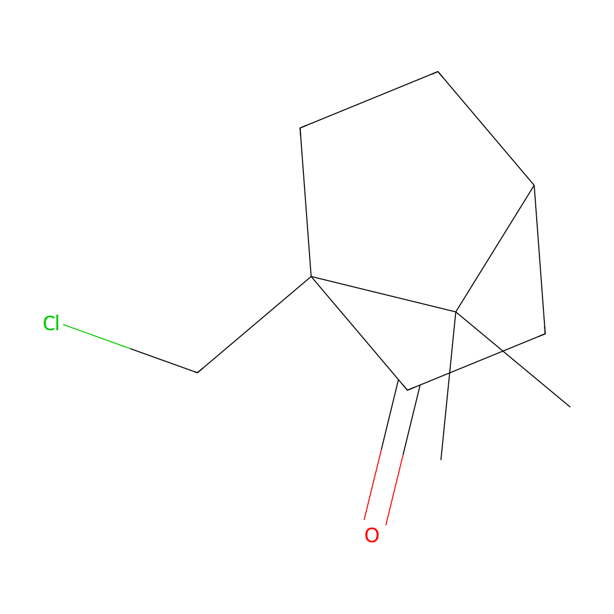 (1S)-1-(Chloromethyl)-7,7-dimethylbicyclo[2.2.1]heptan-2-one molecular structure, CAS 1439896-19-1