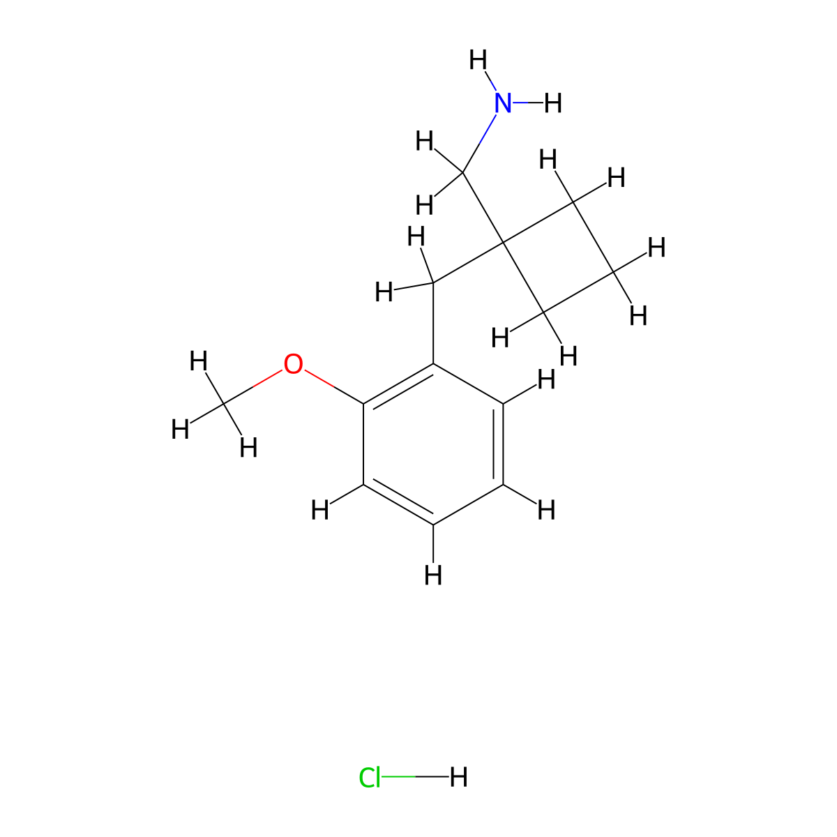 1-[(2-Methoxyphenyl)methyl]cyclobutyl-methanamine hydrochloride molecular structure, CAS 1439896-94-2