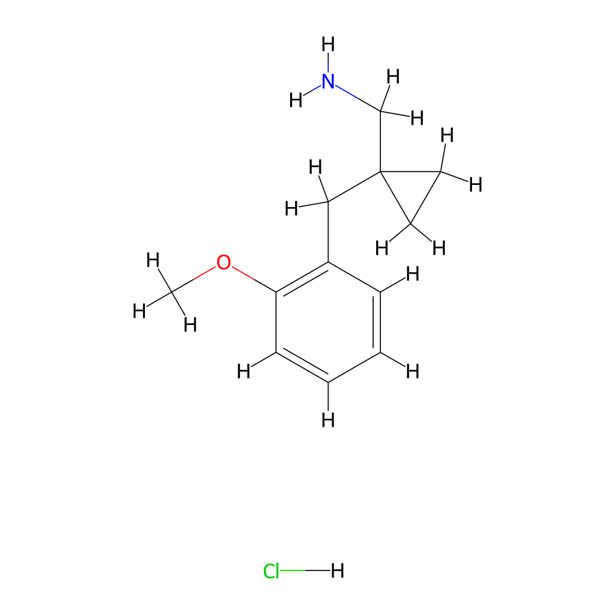 1-[(2-Methoxyphenyl)methyl]cyclopropyl-methanamine hydrochloride molecular structure, CAS 1439897-92-3