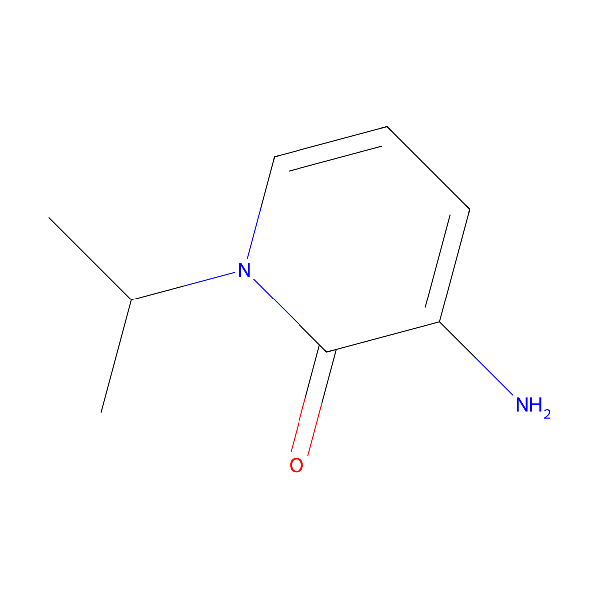 3-Amino-1-(1-methylethyl)-2(1H)-pyridinone molecular structure, CAS 1439900-41-0