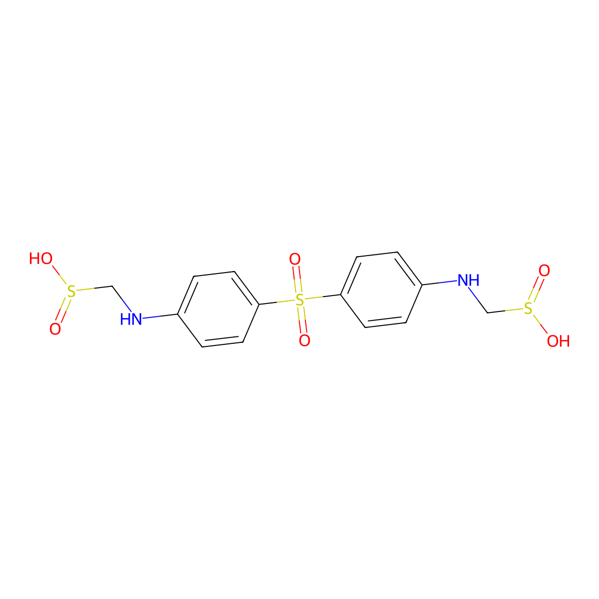 Sulfoxone molecular structure, CAS 144-75-2