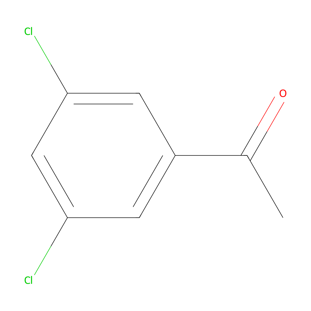 3',5'-Dichloroacetophenone molecular structure, CAS 14401-72-0
