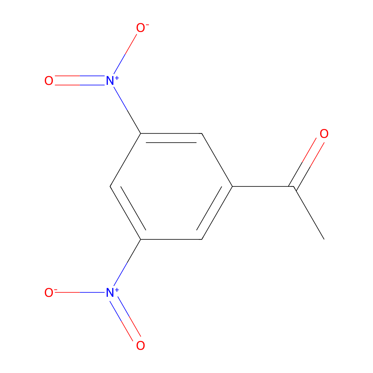 3,5-Dinitroacetophenone molecular structure, CAS 14401-75-3