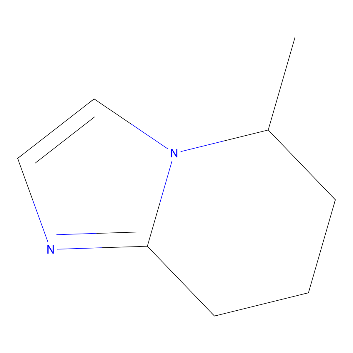 5-methyl-5H,6H,7H,8H-imidazo[1,2-a]pyridine molecular structure, CAS 144042-79-5
