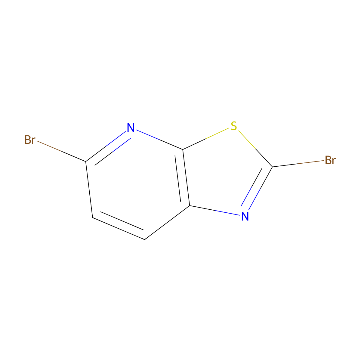 2,5-Dibromothiazolo[5,4-b]pyridine molecular structure, CAS 1440428-02-3