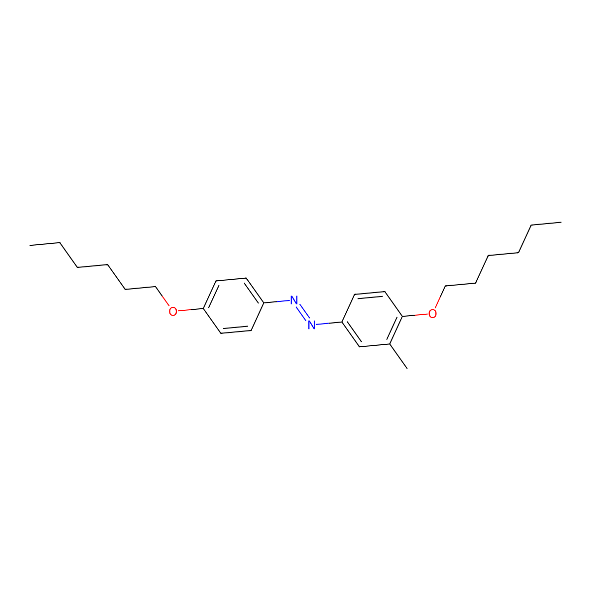 4,4'-Bis(hexyloxy)-3-methylazobenzene molecular structure, CAS 1440509-03-4