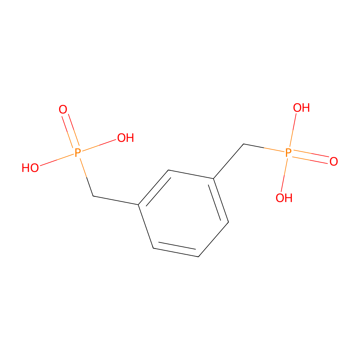 m-Xylylenediphosphonic Acid molecular structure, CAS 144052-40-4