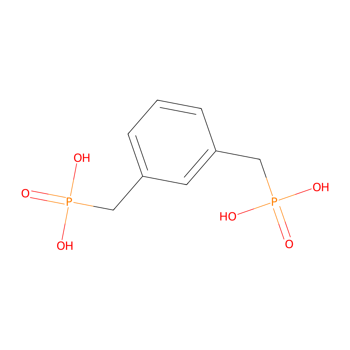 m-Xylylenediphosphonic Acid molecular structure, CAS 144052-40-4