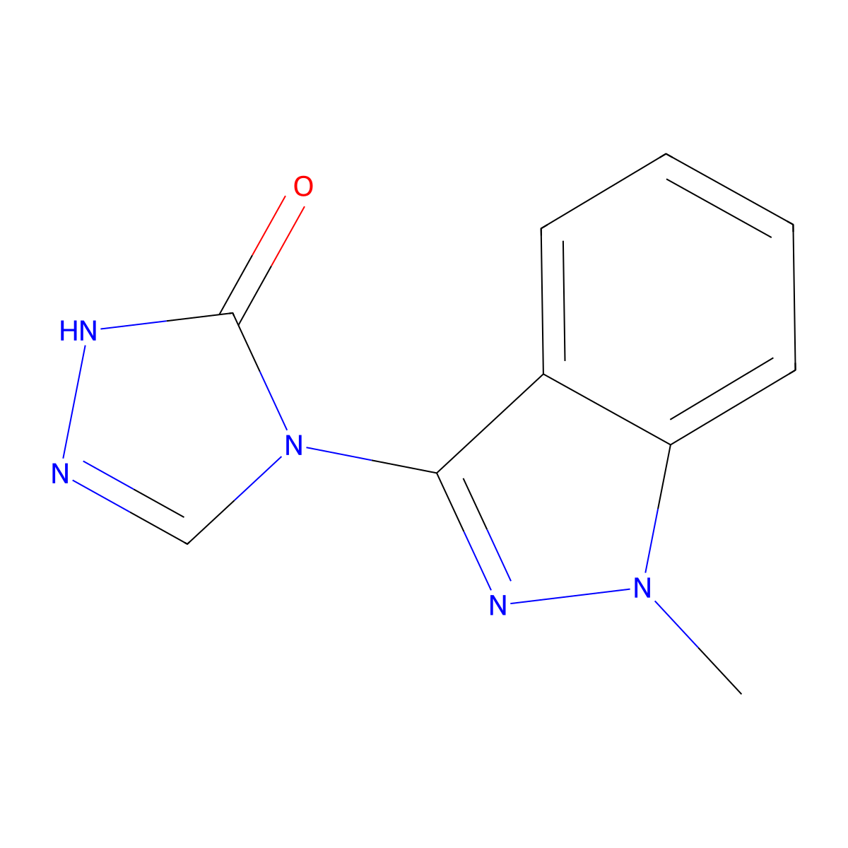 4-(1-methyl-1H-indazol-3-yl)-2,4-dihydro-3H-1,2,4-triazol-3-one molecular structure, CAS 1440535-43-2