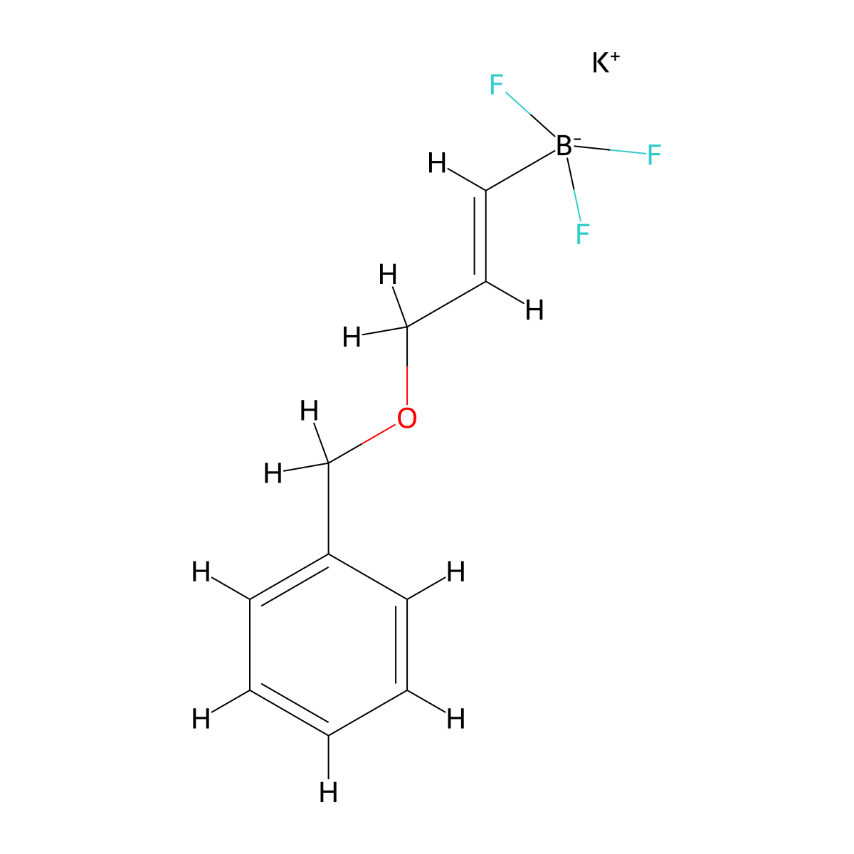 POtassium (E)-3-(benzyloxy)prop-1-enyltrifluoroborate molecular structure, CAS 1440548-66-2