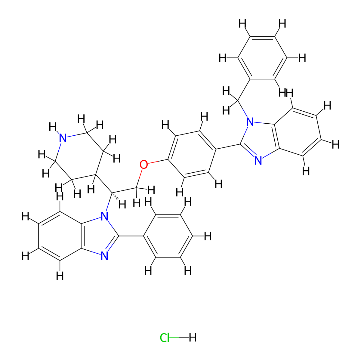 Deltarasin hydrochloride molecular structure, CAS 1440898-82-7