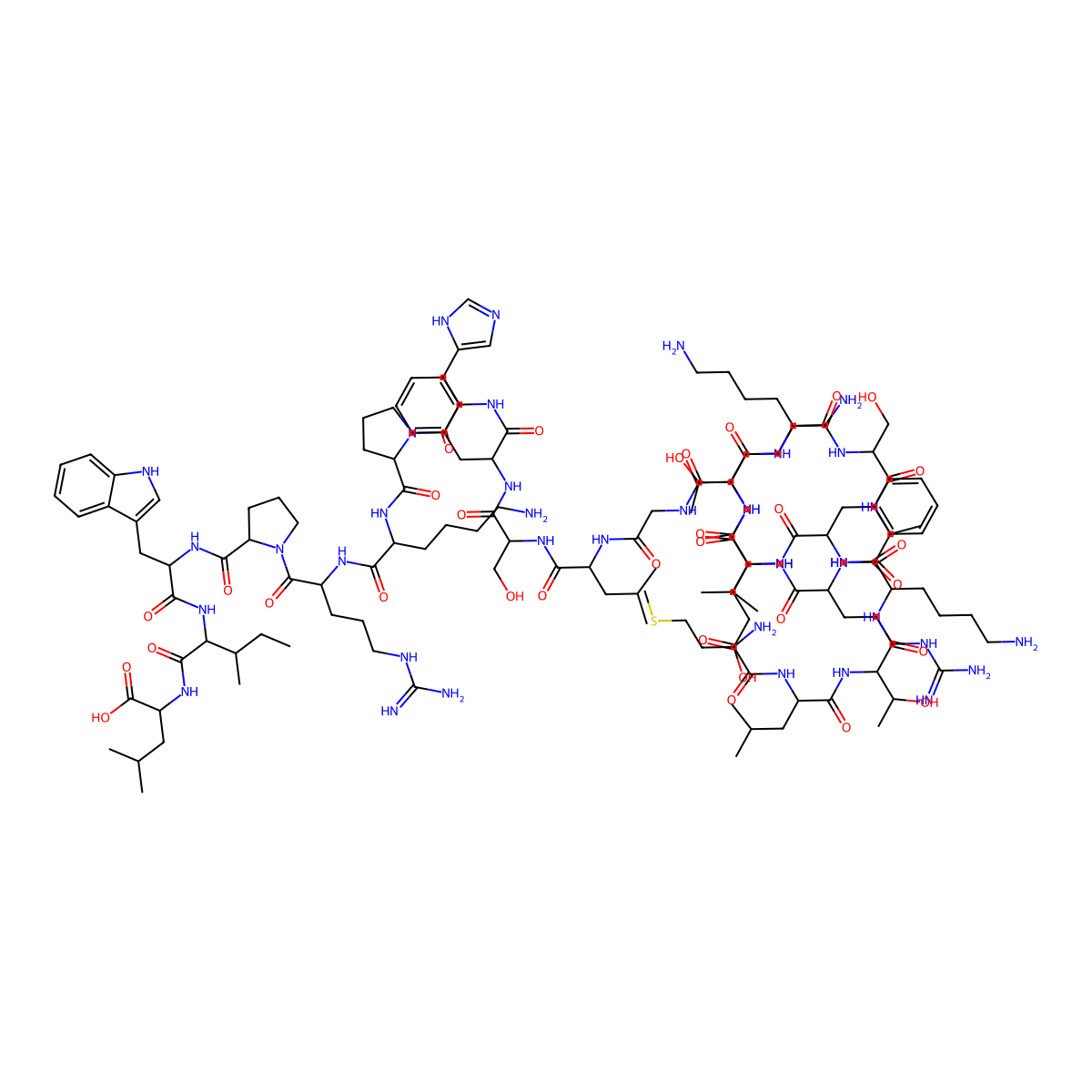 Xenin 25 molecular structure, CAS 144092-28-4
