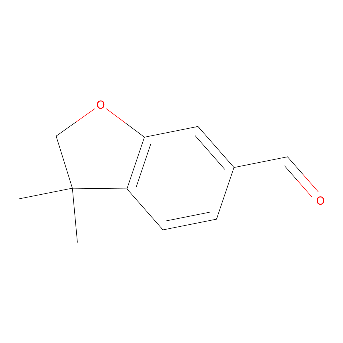 3,3-Dimethyl-2,3-dihydro-1-benzofuran-6-carbaldehyde molecular structure, CAS 1440961-37-4
