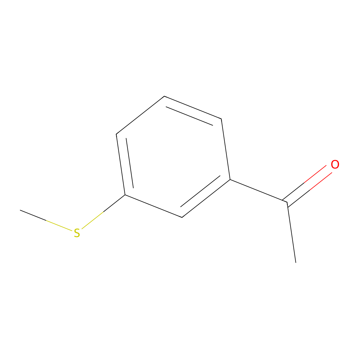 3'-(Methylthio)acetophenone molecular structure, CAS 1441-99-2