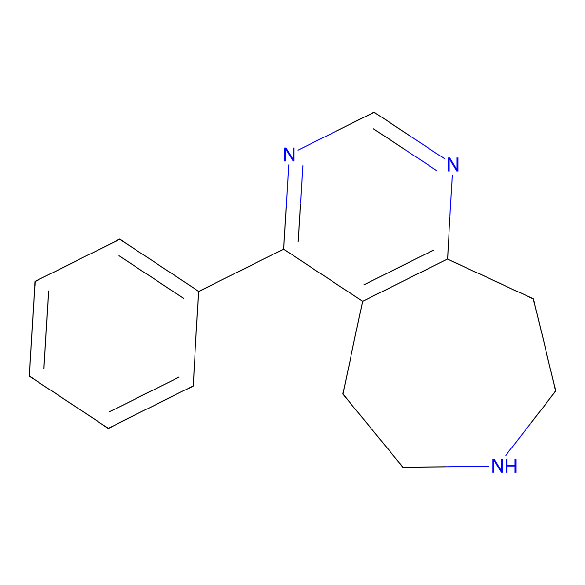 4-Phenyl-6,7,8,9-Tetrahydro-5H-Pyrimido[4,5-D]Azepine molecular structure, CAS 1441000-79-8