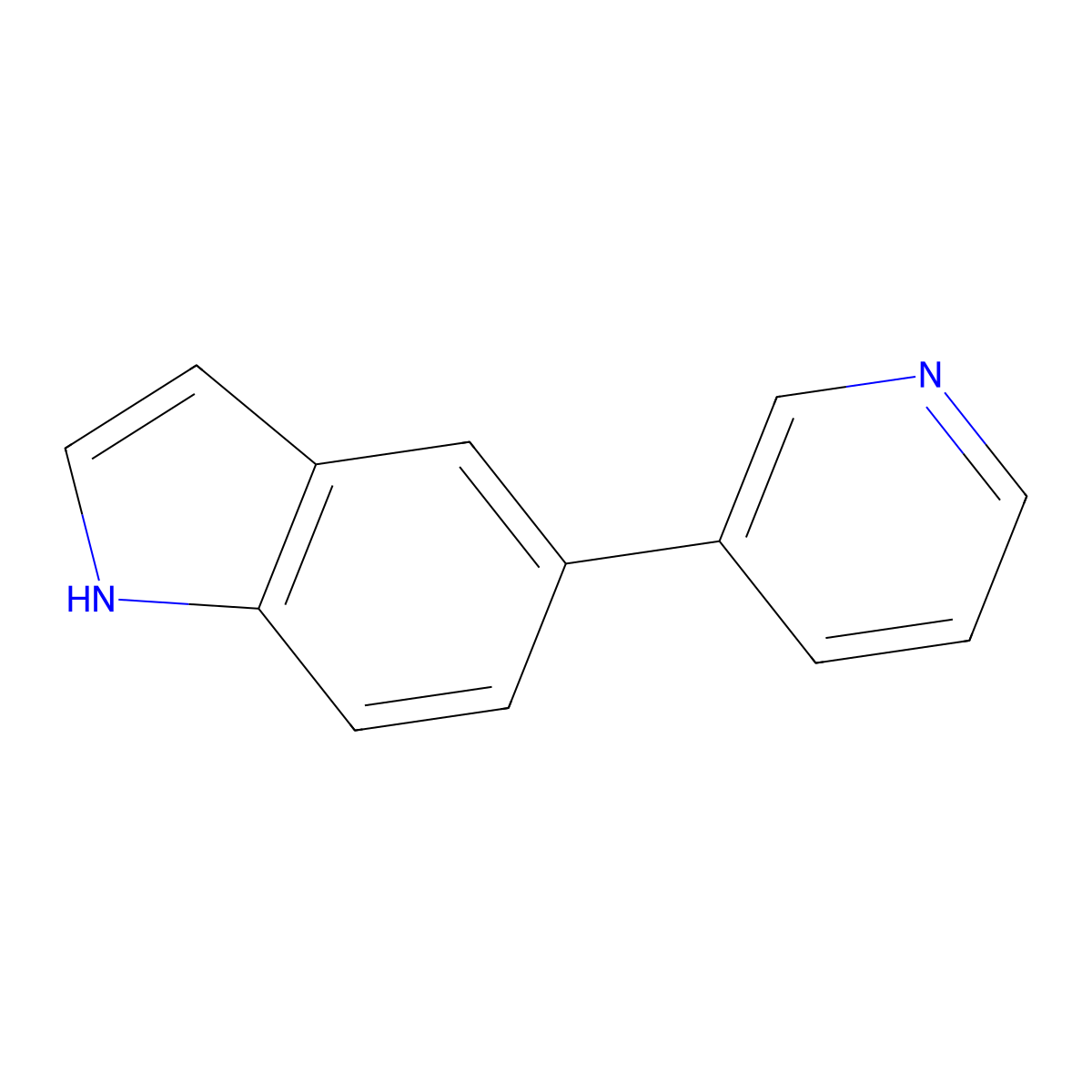 5-(Pyridin-3-yl)-1h-indole molecular structure, CAS 144104-49-4