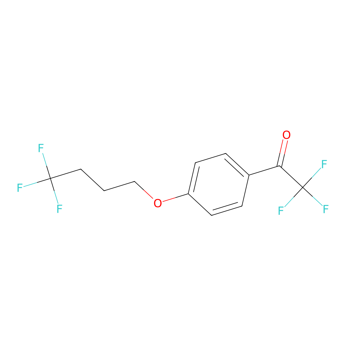 2,2,2-Trifluoro-1-(4-(4,4,4-trifluorobutoxy)phenyl)ethanone molecular structure, CAS 1441057-72-2