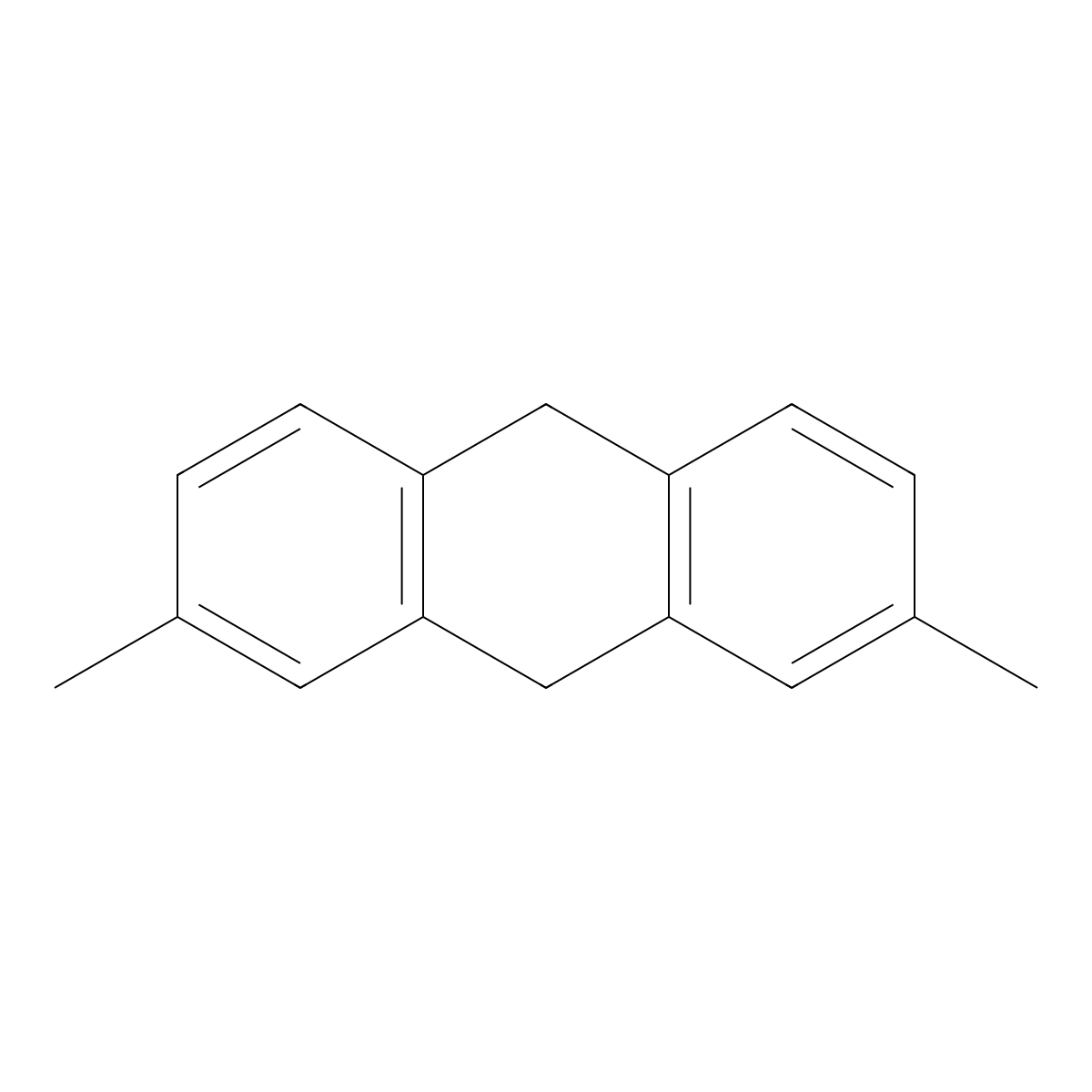 2,7-Dimethyl-9,10-dihydroanthracene molecular structure, CAS 144106-47-8