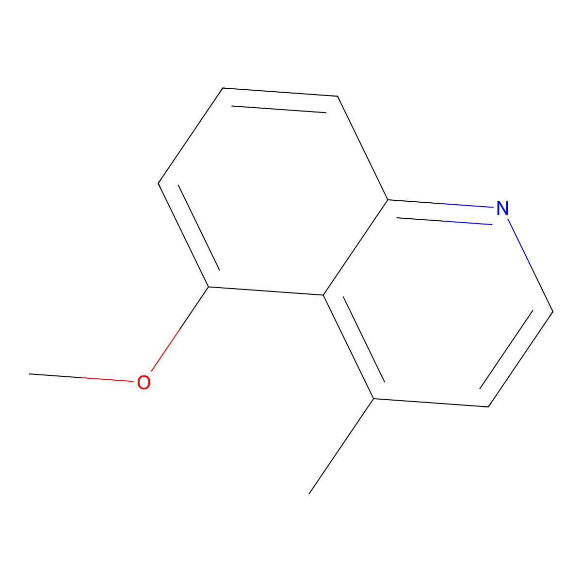 5-Methoxy-4-methylquinoline molecular structure, CAS 144147-05-7