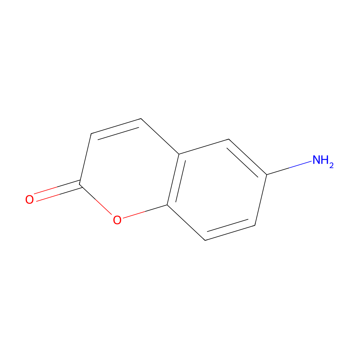 6-Amino-1,2-benzopyrone molecular structure, CAS 14415-44-2