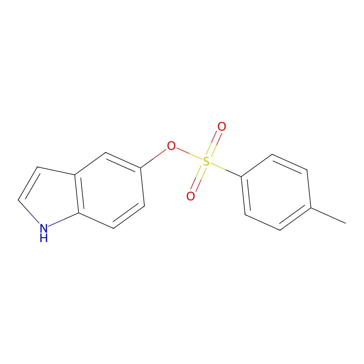 5-(Para-toluenesulfonyloxy)indole molecular structure, CAS 144150-77-6