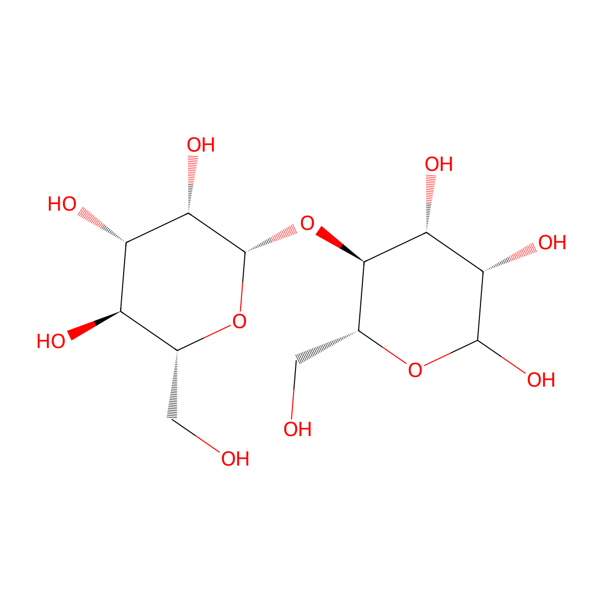 Mannobiose molecular structure, CAS 14417-51-7