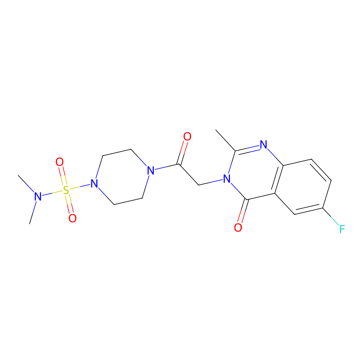 C17H22FN5O4S molecular structure, CAS 1441881-32-8