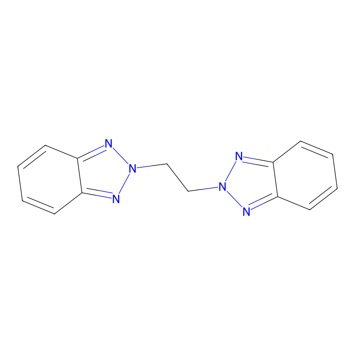 2-[2-(2H-1,2,3-Benzotriazol-2-yl)ethyl]-2H-1,2,3-benzotriazole molecular structure, CAS 144189-87-7