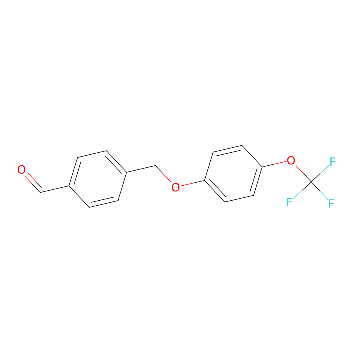 4-[4-(Trifluoromethoxy)phenoxymethyl]benzaldehyde molecular structure, CAS 1442084-85-6